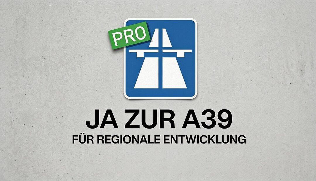 Grafik Ja zur A 39 für regionale Entwicklung in Uelzen und der Region